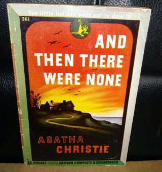 Agatha Christie: And Then There Were None 1945 Pocket Book 261 Rare Paperback