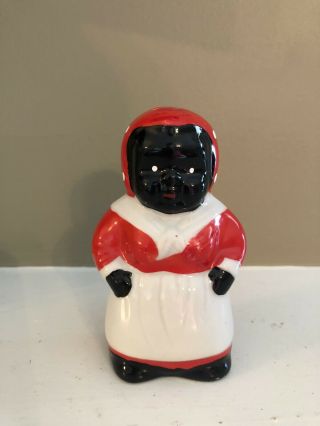 Authentic Jemima Aunt Salt & Pepper Shaker Ceramic Figurine Black Americana Rare