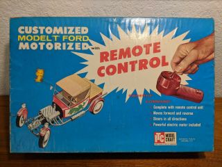 ☆ Rare Itc Model Craft Remote Control Customized Model T Ford Motorized