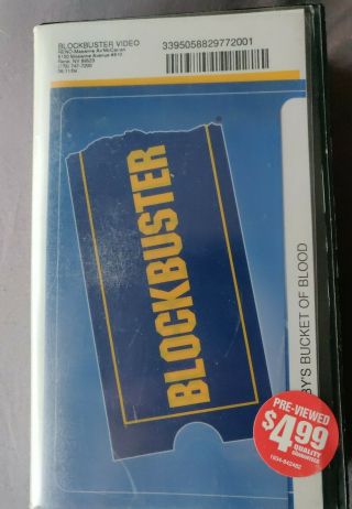 Rare.  Blockbuster Video.  Vhs Of Ruby 