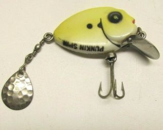 Vintage Heddon Tiny Punkin Spin Fishing Lure