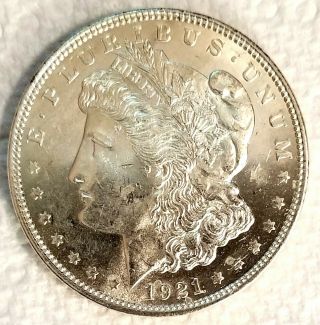 1921 - P Morgan Dollar Ch Bu Very Rare Proof - Like Qualities