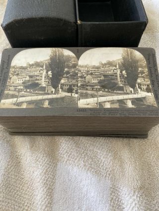 World War Through The Stereoscope Box Card Set Rare Keystone 49 War
