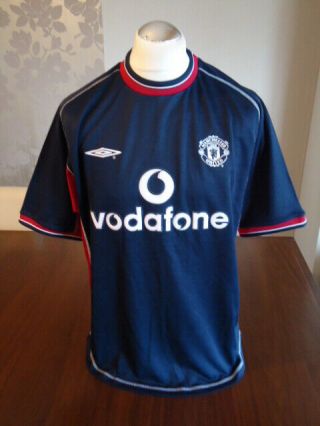 Manchester United 2000 Umbro Away Shirt Large Adults Rare Man Utd