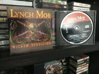 Lynch Mob,  Band,  George Lynch Formally Of Dokken.  " Wicked Sensation " Cd.  Rare,  Vtg.  M