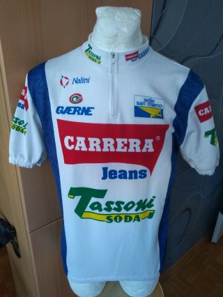 Nalini Carrera 92 Gaerne San Marco Cycling Shirt Vintage Maglia Rare