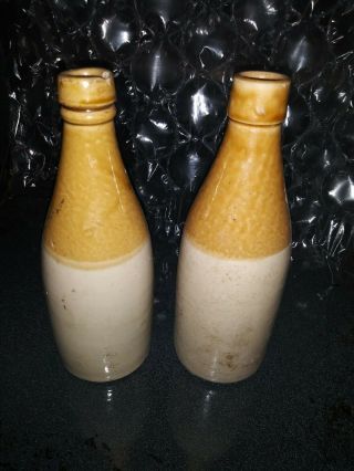 Vintage Rare 1800s Buchan Portobello Edinburgh Ginger Beer Stoneware Bottle 2