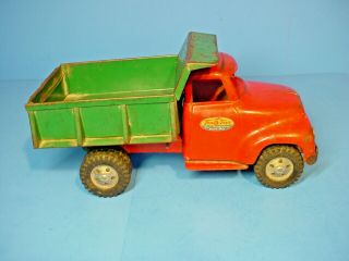 Vintage 1950 ' s Tonka Mound Minn Pressed Steel Dump Toy Truck USA / Rare 3