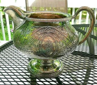 Elegant Antique Wilcox Silver Plate International Silver Duchesse Water Pitcher