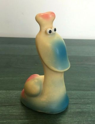 Rare Soviet Vintage Rubber Toy Snail Cochlea Ussr Kids Collectible Russia