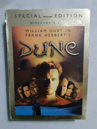 Dune (dvd,  2002 3 - Disc Set Special Edition Directors Cut) William Hurt Rare Oop
