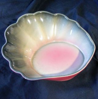 Vintage Maddox Ceramic Bowl For Flamingo Figurine.  Rare Shape