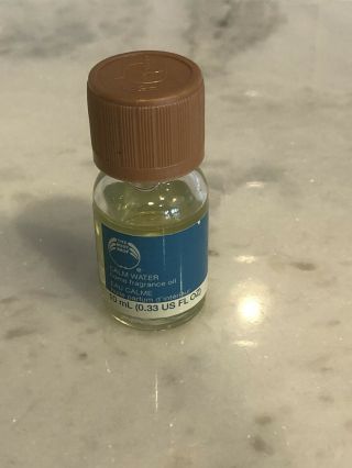 The Body Shop Calm Water Home Fragrance Oil.  33 Oz Very Htf,  Rare Vintage 80