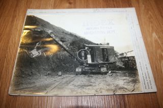 RARE 1923 MARION POWER SHOVEL MODEL 21 PHOTO FROM ADVERTISING DEPT OHIO 3