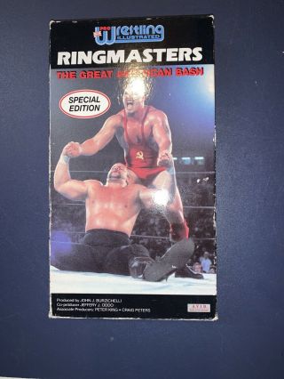 Pwi Nwa Ringmasters The Great American Bash 1985 Vhs Wcw Wwf Wwe Rare