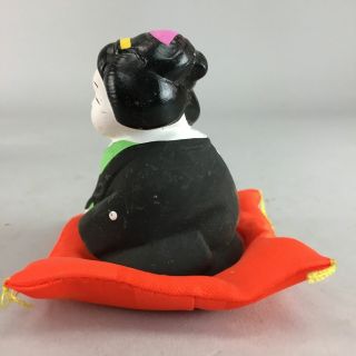 Japanese Ceramic Geisha Kokeshi Doll Figurine Kimono Woman VtgNingyo OK961 2