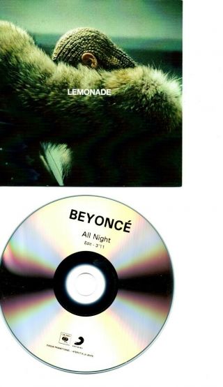 Beyonce Rare French Promo Cds In Card Ps All Nightd