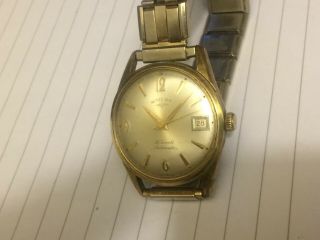 Rotary Vintage 21 Jewel Automatic - Gold Plated - Not - For Spares