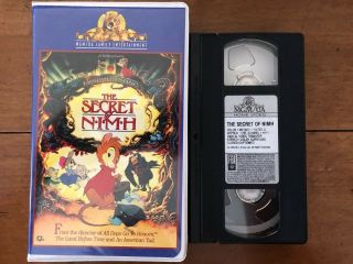 The Secret Of Nimh (vhs,  1994,  Family Entertainment Clam Shell) - Rare And Oop