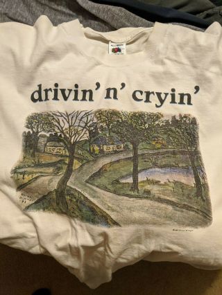 Drivin’ N Cryin’ Rare Vintage T Shirt Mystery Road Tour 1989 Xl