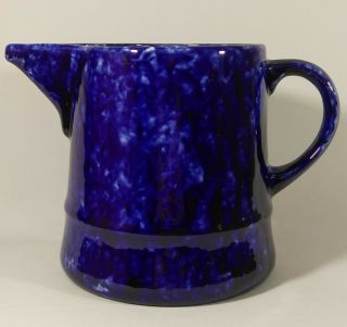Rare Stangl Pottery Blue Caughley 64 Oz Pitcher For Tiffany & Co