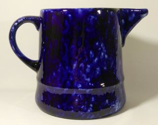 Rare STANGL POTTERY BLUE CAUGHLEY 64 oz PITCHER For Tiffany & Co 3