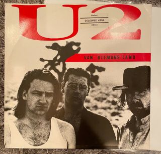Rare U2 Vinyl Live Boot Lp - Van Diemans Land - Blue Vinyl - Ltd Edition Usa