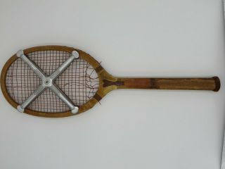 Antique SLAZENGERS ' Wood Tennis Racket 