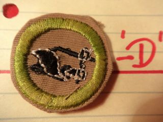 Rare 1942 - Ww2 Type D " Farm Mechanics " Merit Badge