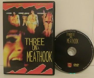 Three On A Meathook (1972) Rare Oop Dvd Gore Horror.