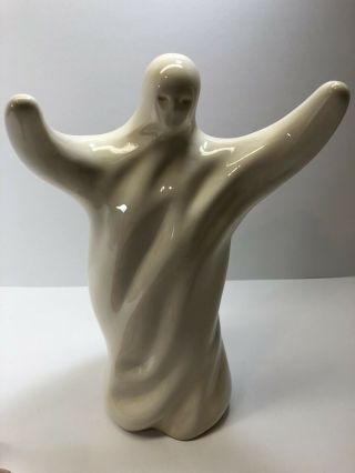 Vintage Atlantic Mold Co.  White Ceramic Ghost RARE 2