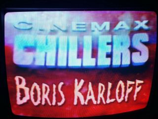 Prerecorded Tv Horror Vhs Metamorphosis - Cinemax Chillers - 1990 The Tube Test Rare