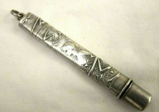 Art Nouveau French Silver Hallmarked Chatalaine Pencil Case