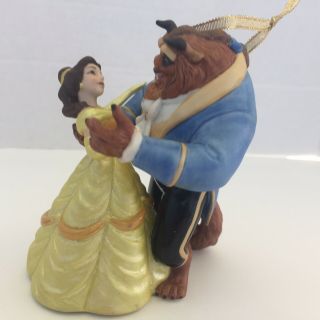 Rare Disney Store World Beauty And The Beast Christmas Tree Ornament Belle Dance