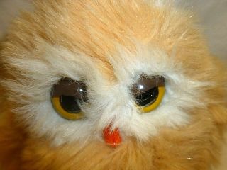Vtg Owl Bird Stuffed Plush Animal Toy Oogli Russ Big Eye 2