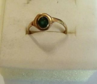 Antique 9ct Gold Ring For Repair Or Scrap Size L/m 1.  4 Gms