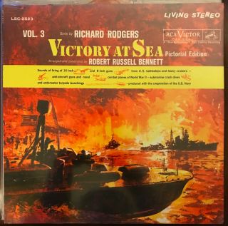 Richard Rodgers - Victory At Sea - Vol.  3 Pictorial Edition Stereo Rca Lp - Nm