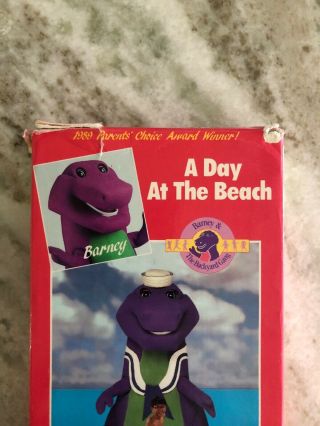 Barney A Day at the Beach (VHS,  1989) Sing Along Sandy Duncan - RARE VINTAGE - SHIP24HR 2