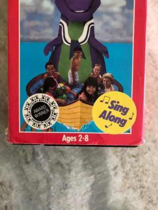 Barney A Day at the Beach (VHS,  1989) Sing Along Sandy Duncan - RARE VINTAGE - SHIP24HR 3