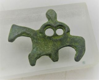 Detector Finds Ancient Byzantine Bronze Amulet Depicting Horse And Rider