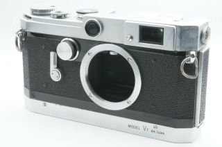 Rare " Exc,  " Canon Model Vt De Luxe Leica Screw Mount Rangefinder From Japan