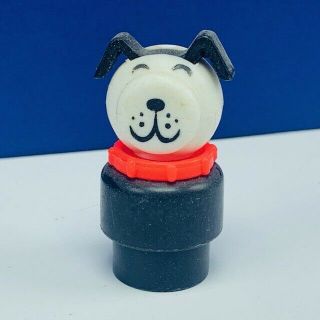 Fisher Price Little People Vintage 1960s Us Antique Toy Figure Puppy Dog Snoopy