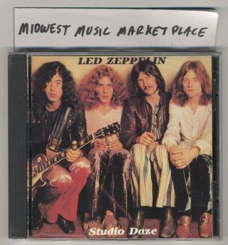 Led Zeppelin - Studio Daze - Rare Oop Import Outtakes Cd - Scorpio - Blues -