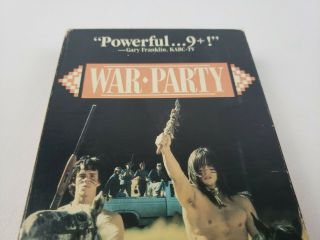 War Party - 1988 VHS Rare HBO VIDEO Hemdale Film Corp.  Billy Worth Kevin Dillon 2