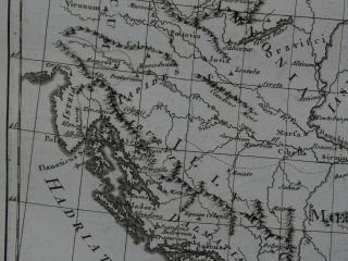 1787 Bonne Desmarest Atlas map PANNONIA - DACIA - ILLYRIA - MOESIA - ILLYRICUM 3