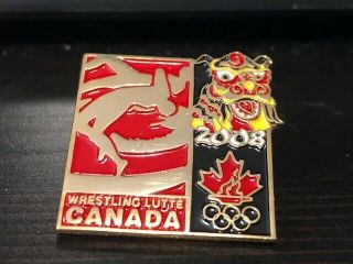 Beijing 2008 Olympic Pin - Canada Coc Noc Pin - Dragon - Wresting Canada - Rare