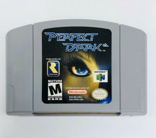 Perfect Dark N64 Nintendo 64,  Game Authentic Cartridge Only - And