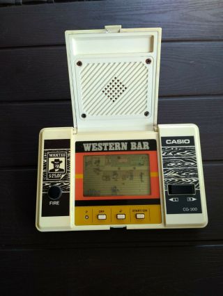 Vintage Casio Western Bar Game Watch Casio Game 80 