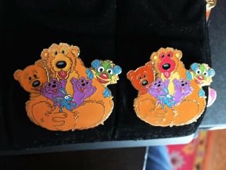 Rare 2 Disney Bear In The Big Blue House Pins - Includes Regular And Error Pins.