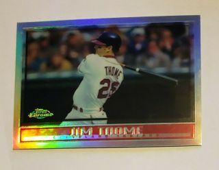 1998 Topps Chrome Refractor 290 Jim Thome Hof Rare Cleveland Indians